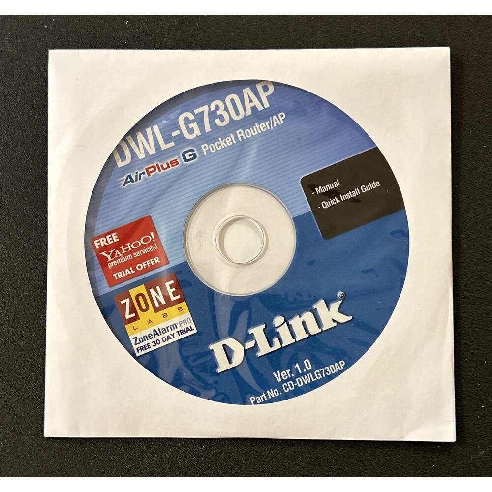 D-Link DWL-G730AP Wireless Pocket Router Access Point New In Open Box - Picture 12 of 12